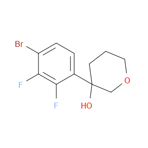 3-(4-Bromo-2,3-difluorophenyl)tetrahydro-2H-pyran-3-ol