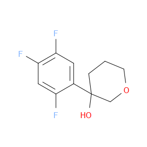 Tetrahydro-3-(2,4,5-trifluorophenyl)-2H-pyran-3-ol