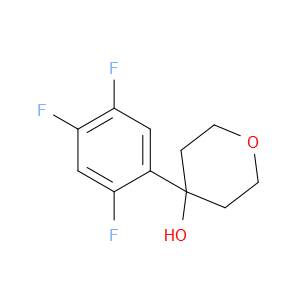Tetrahydro-4-(2,4,5-trifluorophenyl)-2H-pyran-4-ol