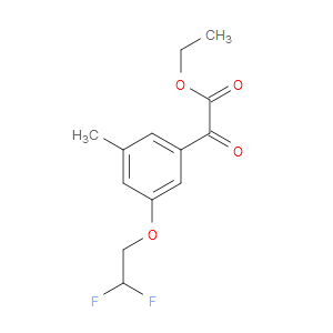 ethyl 2-(3-(2,2-difluoroethoxy)-5-methylphenyl)-2-oxoacetate