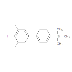3,5-Difluoro-4-iodo-4'-(trimethylsilyl)-1,1'-biphenyl
