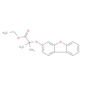 Ethyl 2-(3-dibenzofuranyloxy)-2-methylpropanoate