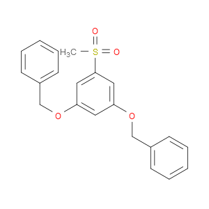 (((5-(methylsulfonyl)-1,3-phenylene)bis(oxy))bis(methylene))dibenzene