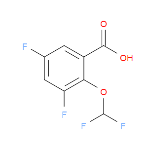 Benzoic acid, 2-(difluoromethoxy)-3,5-difluoro-