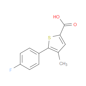 5-(4-Fluorophenyl)-4-methyl-2-thiophenecarboxylic acid
