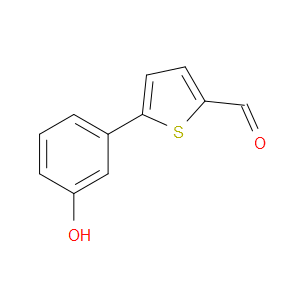 5-(3-Hydroxyphenyl)-2-thiophenecarboxaldehyde