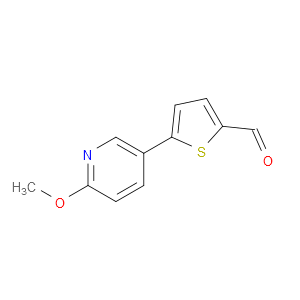 5-(6-Methoxy-3-pyridinyl)-2-thiophenecarboxaldehyde