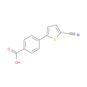4-(5-Cyano-2-thienyl)benzoic acid