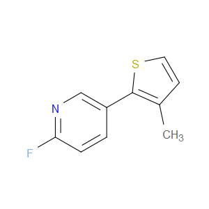 2-Fluoro-5-(3-methyl-2-thienyl)pyridine