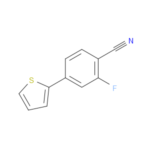 2-Fluoro-4-(2-thienyl)benzonitrile