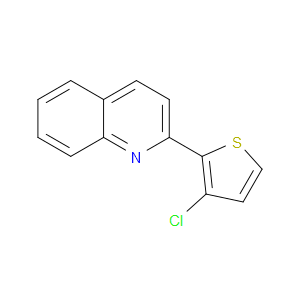 Quinoline, 2-(3-chloro-2-thienyl)-