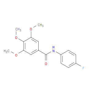 N-(4-Fluorophenyl)-3,4,5-trimethoxybenzamide