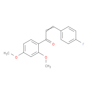1-(2,4-Dimethoxyphenyl)-3-(4-fluorophenyl)-2-propen-1-one