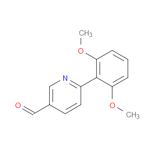 6-(2,6-Dimethoxyphenyl)-3-pyridinecarboxaldehyde