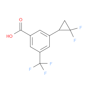 Benzoic acid, 3-(2,2-difluorocyclopropyl)-5-(trifluoromethyl)-