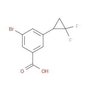 Benzoic acid, 3-bromo-5-(2,2-difluorocyclopropyl)-