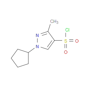 1-Cyclopentyl-3-methyl-1H-pyrazole-4-sulfonyl chloride