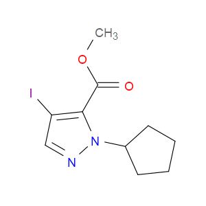 Methyl 1-cyclopentyl-4-iodo-1H-pyrazole-5-carboxylate