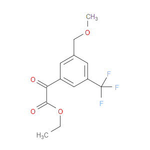 ethyl 2-(3-(methoxymethyl)-5-(trifluoromethyl)phenyl)-2-oxoacetate