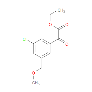 ethyl 2-(3-chloro-5-(methoxymethyl)phenyl)-2-oxoacetate