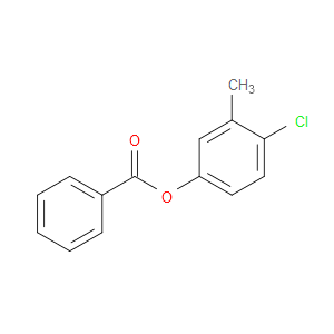 Phenol, 4-chloro-3-methyl-, 1-benzoate