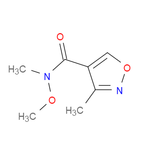 N-methoxy-N,3-dimethylisoxazole-4-carboxamide