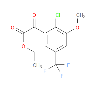 ethyl 2-(2-chloro-3-methoxy-5-(trifluoromethyl)phenyl)-2-oxoacetate