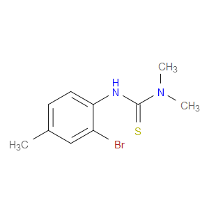 N'-(2-Bromo-4-methylphenyl)-N,N-dimethylthiourea