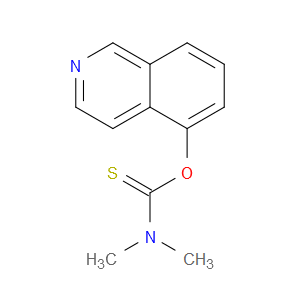 Carbamothioic acid, dimethyl-, O-5-isoquinolinyl ester