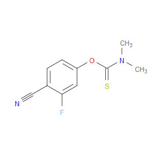 O-(4-Cyano-3-fluorophenyl) N,N-dimethylcarbamothioate