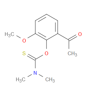 O-(2-Acetyl-6-methoxyphenyl) N,N-dimethylcarbamothioate