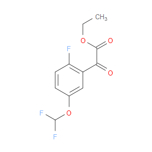 ethyl 2-(5-(difluoromethoxy)-2-fluorophenyl)-2-oxoacetate