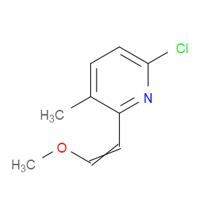 Pyridine, 6-chloro-2-(2-methoxyethenyl)-3-methyl-
