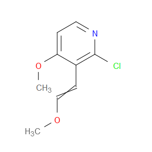 2-Chloro-4-methoxy-3-(2-methoxyethenyl)pyridine