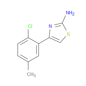 4-(2-Chloro-5-methylphenyl)-2-thiazolamine