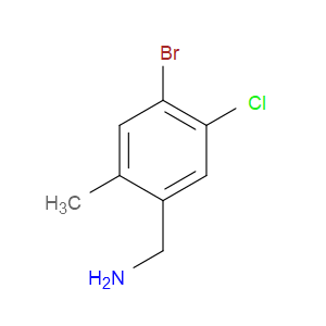 4-Bromo-5-chloro-2-methylbenzenemethanamine