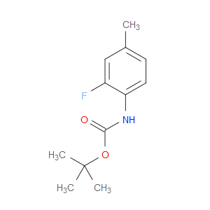 Carbamic acid, (2-fluoro-4-methylphenyl)-, 1,1-dimethylethyl ester