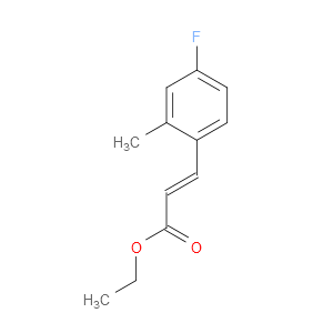 Ethyl (2E)-3-(4-fluoro-2-methylphenyl)-2-propenoate