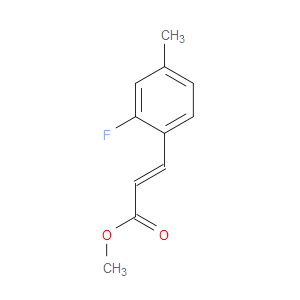 Methyl (2E)-3-(2-fluoro-4-methylphenyl)-2-propenoate