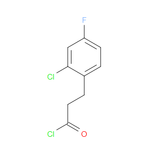 Benzenepropanoyl chloride, 2-chloro-4-fluoro-