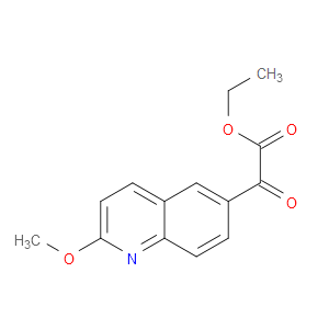 ethyl 2-(2-methoxyquinolin-6-yl)-2-oxoacetate