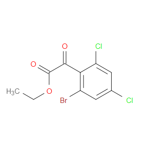 ethyl 2-(2-bromo-4,6-dichlorophenyl)-2-oxoacetate