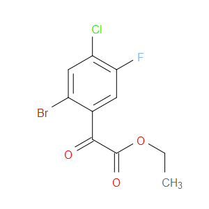 ethyl 2-(2-bromo-4-chloro-5-fluorophenyl)-2-oxoacetate