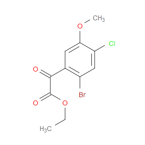 ethyl 2-(2-bromo-4-chloro-5-methoxyphenyl)-2-oxoacetate