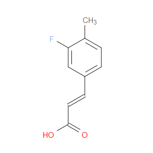 (2E)-3-(3-Fluoro-4-methylphenyl)-2-propenoic acid