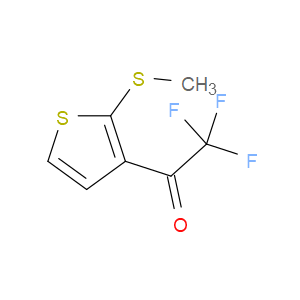 2,2,2-trifluoro-1-(2-(methylthio)thiophen-3-yl)ethanone