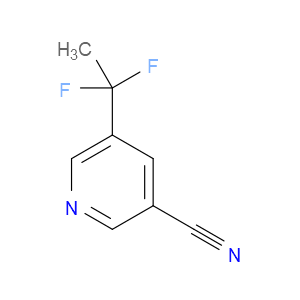 5-(1,1-difluoroethyl)nicotinonitrile