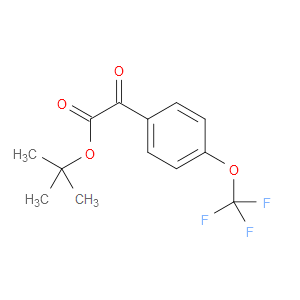 tert-butyl 2-oxo-2-(4-(trifluoromethoxy)phenyl)acetate