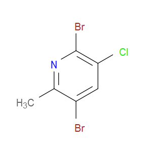 2,5-dibromo-3-chloro-6-methylpyridine