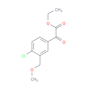 ethyl 2-(4-chloro-3-(methoxymethyl)phenyl)-2-oxoacetate